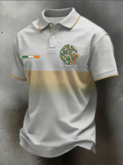 Herren Irland Rugby Liebhaber Bedruckte Freizeit-Oberteile