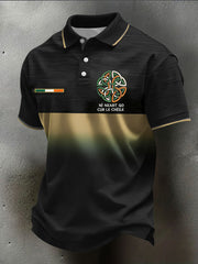 Herren Irland Rugby Liebhaber Bedruckte Freizeit-Oberteile