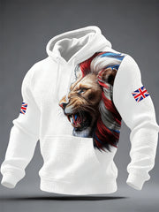 Herren-Kapuzenpullover mit britischem Aufdruck