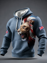 Herren-Kapuzenpullover mit britischem Aufdruck