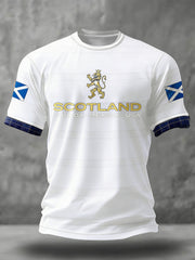 Men's Scotland Football Lover Printed T-shirt