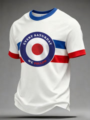 Herren T-Shirt mit Aufdruck „Scotland Football Lover“