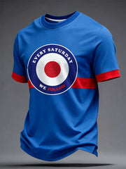 Herren T-Shirt mit Aufdruck „Scotland Football Lover“