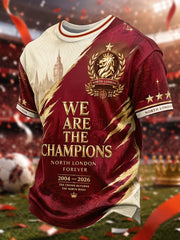 Herren-Geschenk für Fußballfans: Lässiges T-Shirt mit Aufdruck