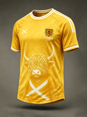 Herren UK Fußballliebhaber Schottland bedrucktes Kurzarm-T-Shirt