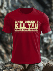 Men's British Veteran imitation cotton short-sleeved T-shirt