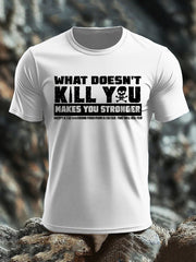 Men's British Veteran imitation cotton short-sleeved T-shirt