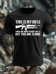 Men's British Veteran imitation cotton short-sleeved T-shirt