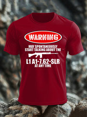 Men's British Veteran imitation cotton short-sleeved T-shirt