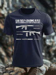 Men's British Veteran imitation cotton short-sleeved T-shirt