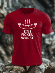 Men's Veteran imitation cotton short-sleeved T-shirt