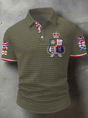 Men's UK Scotland England Northern Ireland Wales Flag Art Printed Casual Tops