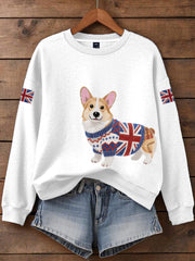 Women's British imitation diamond hot-drilling Printed Iron On Short Sleeve T-Shirt