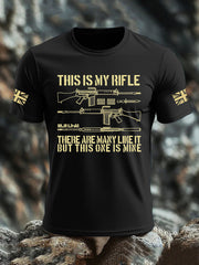 Men's British Veteran imitation cotton short-sleeved T-shirt