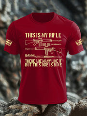 Men's British Veteran imitation cotton short-sleeved T-shirt