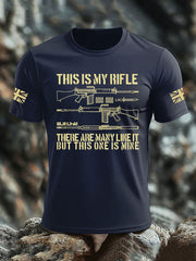 Men's British Veteran imitation cotton short-sleeved T-shirt