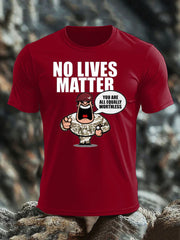 Men's British Veteran imitation cotton short-sleeved T-shirt