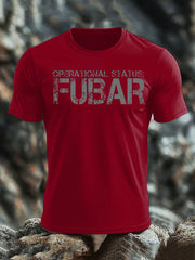 Men's Veteran imitation cotton short-sleeved T-shirt