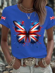 Men's UK Flag Printed T-shirt