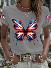 Men's UK Flag Printed T-shirt