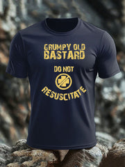 Men's British Veteran imitation cotton short-sleeved T-shirt