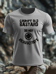 Men's British Veteran imitation cotton short-sleeved T-shirt