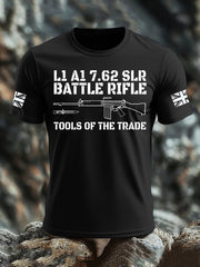 Men's British Veteran imitation cotton short-sleeved T-shirt