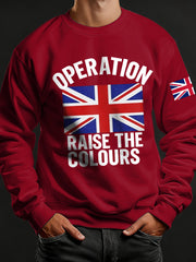 Men's Raise The Colours Print Crew Neck Sweatshirt