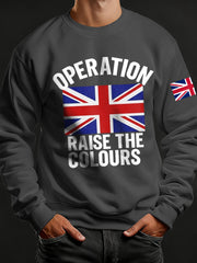Men's Raise The Colours Print Crew Neck Sweatshirt