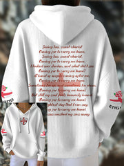 Women's England Rugby Lover Printed Hoodie