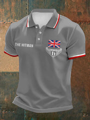 Men's Hitman Boxing Lover Printed Casual Tops