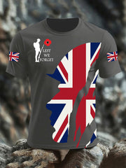 Men's Remembrance Day Lest We Forget Short Sleeves T-shirt