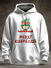 Unisex UK Flag Christmas Santa Printed Hoodie