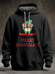 Unisex UK Flag Christmas Santa Printed Hoodie