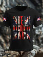 Men's Give Me My Country Back Short-sleeved T-shirt