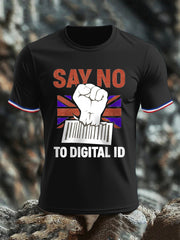 Men's No Digital ID Printed short sleeves t-shirt