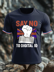 Men's No Digital ID Printed short sleeves t-shirt