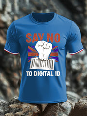 Men's No Digital ID Printed short sleeves t-shirt