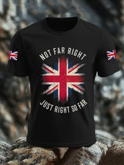 Men's Not Far Right Just Right So Far Short Sleeves T-shirt