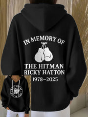 Women's Hitman Rip Printed Hoodie