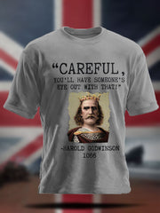 Men's UK History Lover Printed T-shirt