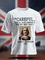 Men's UK History Lover Printed T-shirt