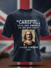 Men's UK History Lover Printed T-shirt