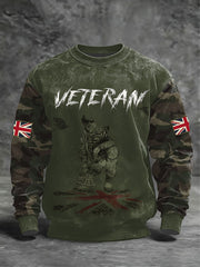 Men's Lest We Forget Veteran Crew Neck Sweatshirt