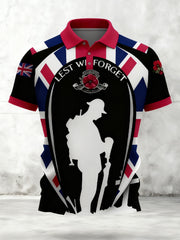 Men's Remembrance Day UK army flag shirt