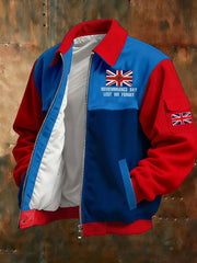 Men's Remembrance Day Lest We Forget Printed Jacket