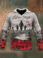 Men's Remembrance Day Lest We Forget Hoodie