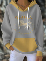 Women's JRR Rings Books Lover Printed Hoodie