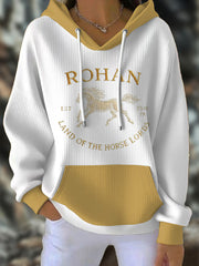 Women's JRR Rings Books Lover Printed Hoodie