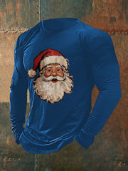 Men's Santa Claus Print Casual T-shirt